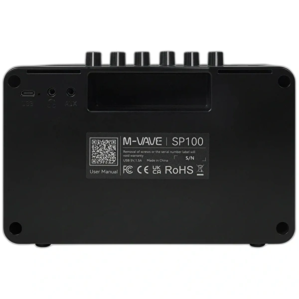 M-Vave SP100 RED Kırmızı Şarjlı Elektro Gitar Amfisi